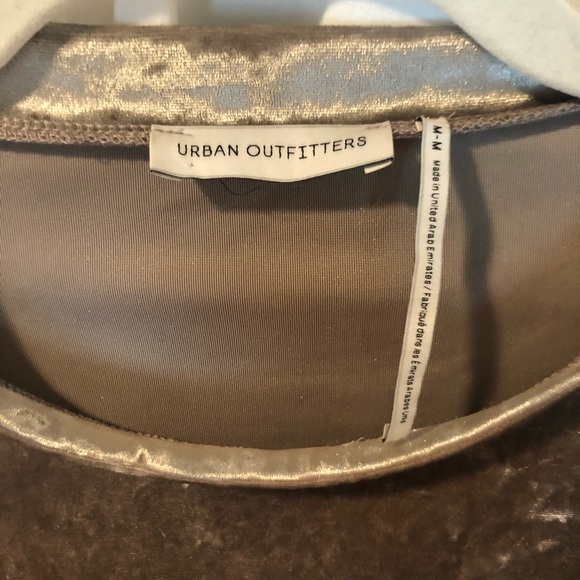 Crushed Velvet Urban Outfitters Crop Top - Picture 4 of 4